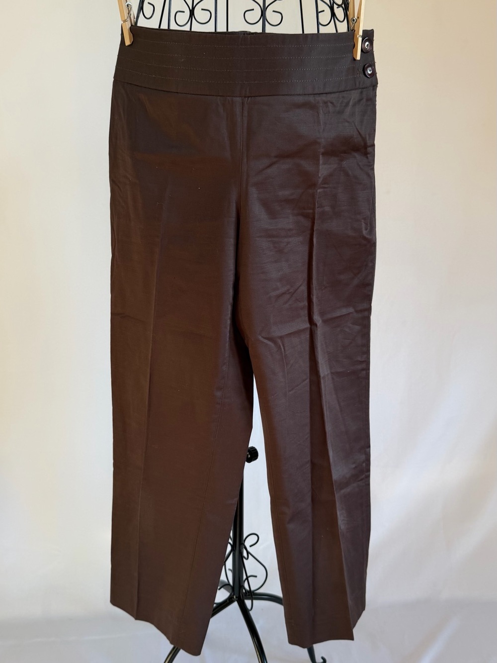 White House Black Market Brown Capri Dress Pants